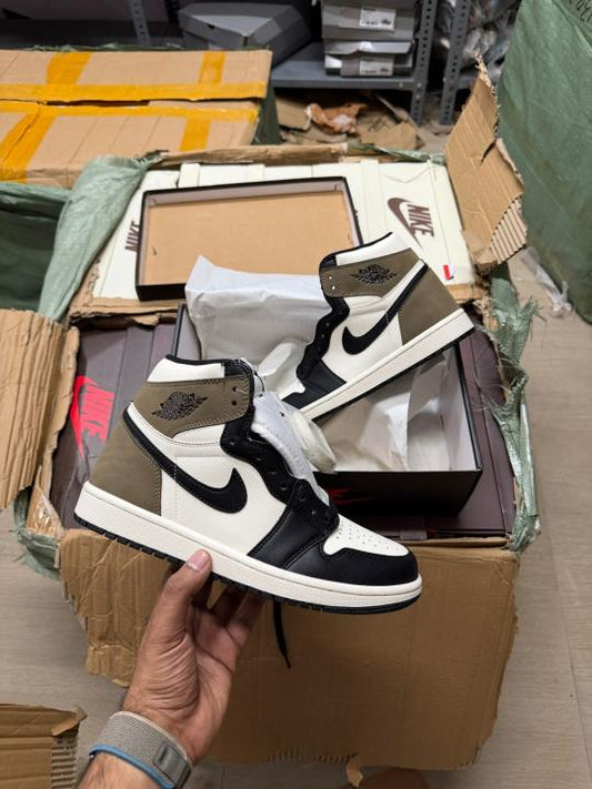 UA Airr Jordann 1 Dark Mocha Premium