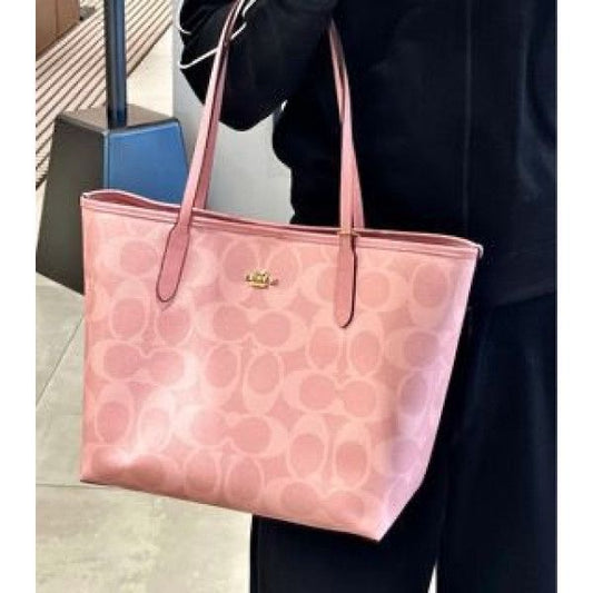 Coachh City Tote Bag With Og Box
