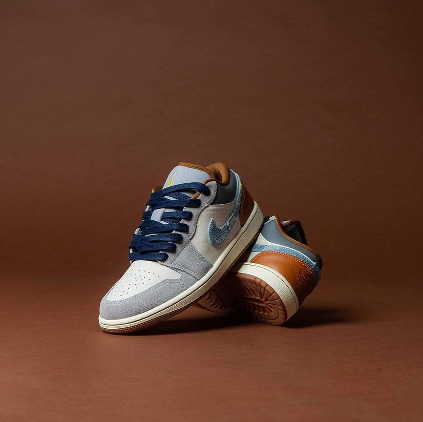 Nikee Air Jordan Retro 1 Low RepAired Denim