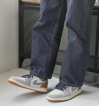 Nikee Air Jordan Retro 1 Low RepAired Denim